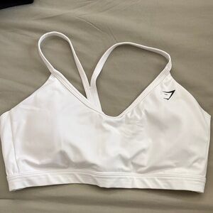 Women’s Gymshark size Large white Sports Bra
